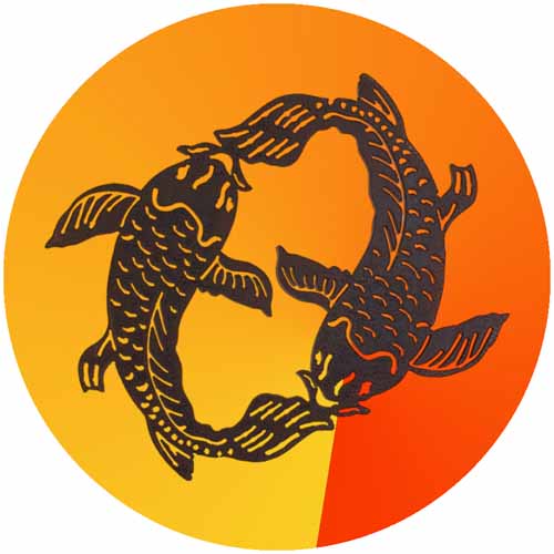 Koi Pair Small Wall Art