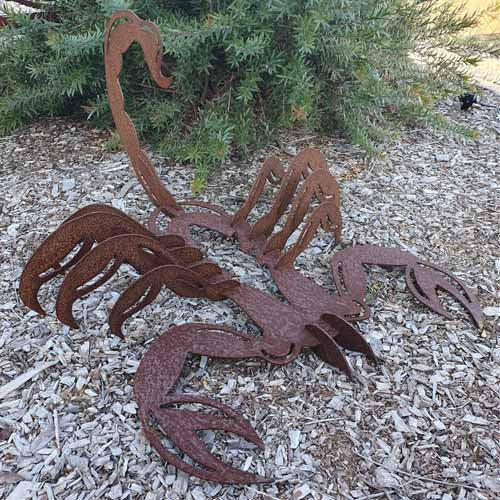 Scorpion 3D Medium Metal Art Sculpture