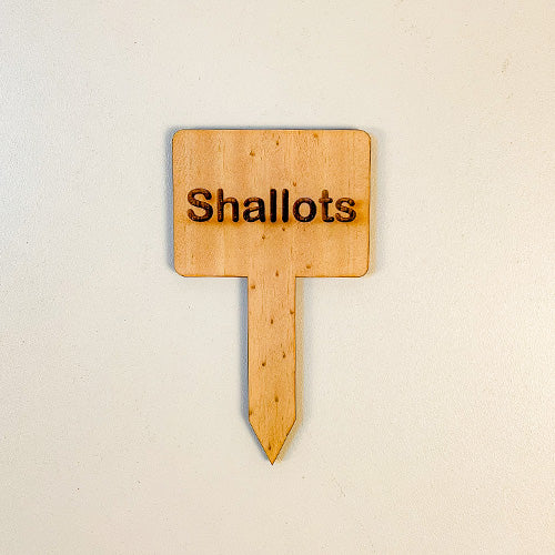 Wooden Plant Marker - Wooden Garden Bed Signs - Vegetables and Herbs