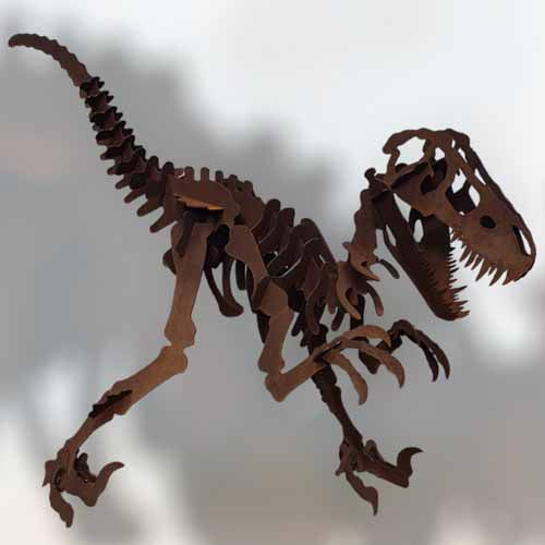 Velociraptor Dinosaur Sculpture Large