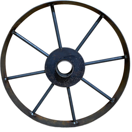 Wagon Wheel - Replica Rusty 350-400mm Diameter Each