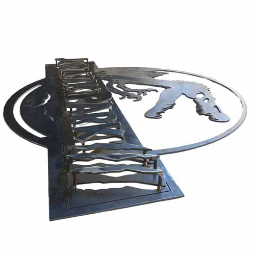 Jurassic Park III 3D Wall Art - Raw Finish