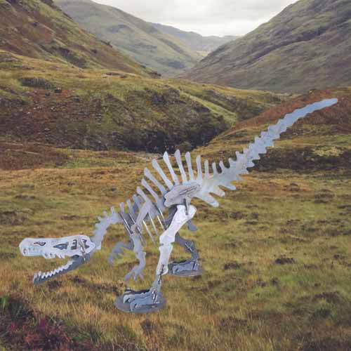 Spinosaurus Dinosaur Sculpture Medium