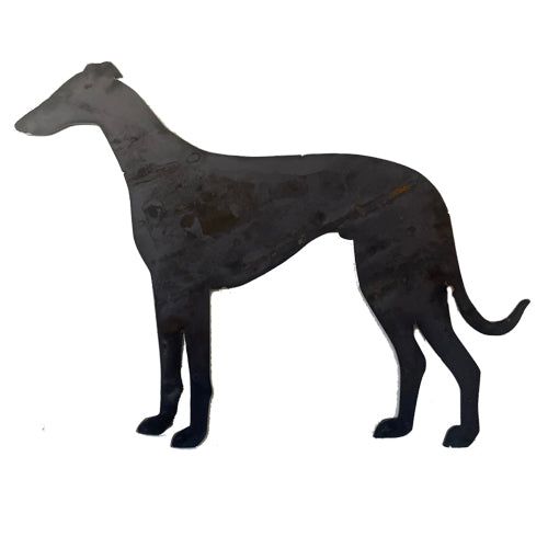 Greyhound Silhouette Metal Art