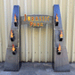 Jurassic Park Entrance - Medium Metal Art - Raw Finish