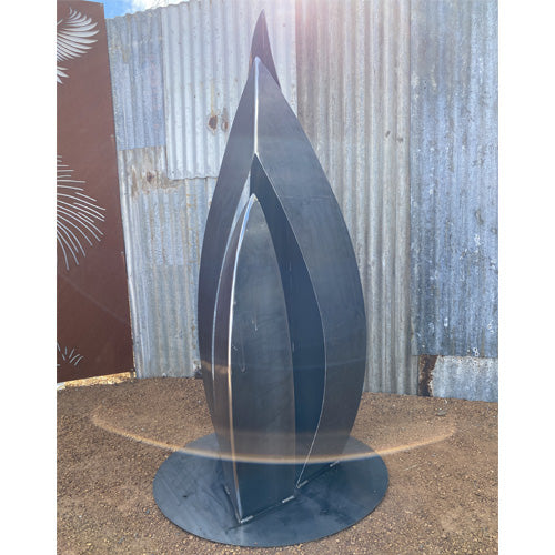 Metal Sail Sculpture - Corten Steel
