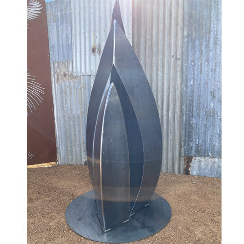 Metal Sail Sculpture - Corten Steel
