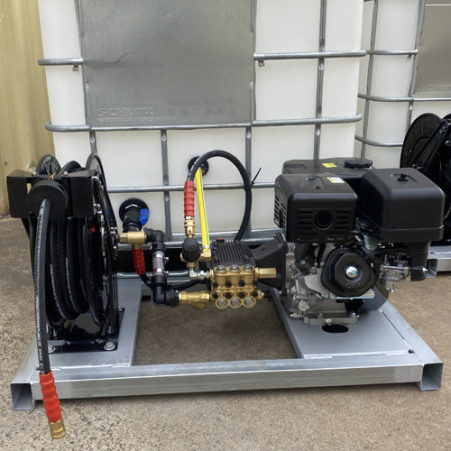 Pressure Washer Skid 15HP Petrol Unit + Electric Start