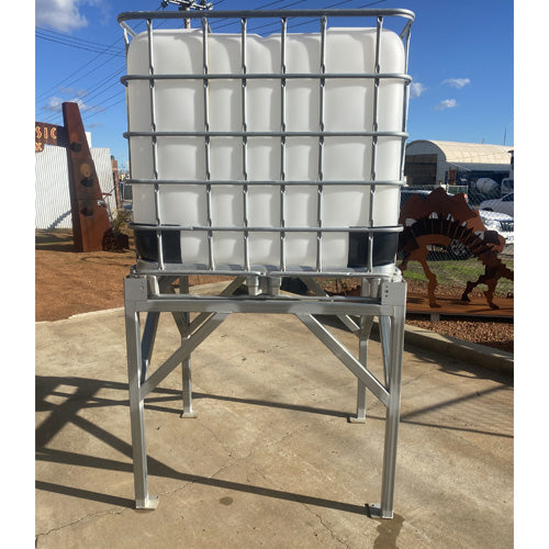1000L IBC Tank Stand - Heavy Duty Galvanised Steel Frame