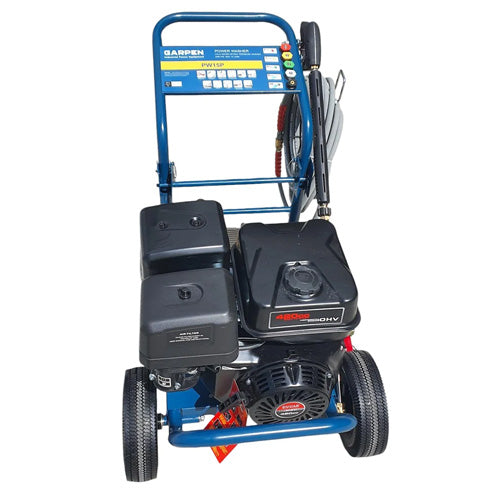 Pressure Washer 15HP Petrol + Electric Start Mobile Unit