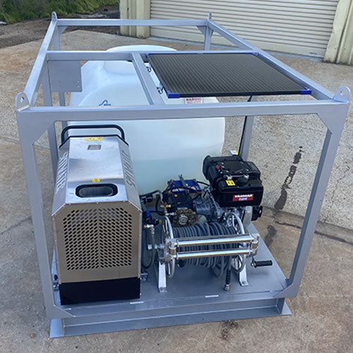 Pressure Washer Premier Skid Complete with 10hp Yanmar Diesel Unit