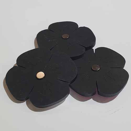 Red Poppy Magnet Back