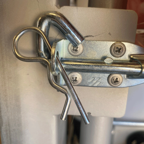 R Clip on Padbolt
