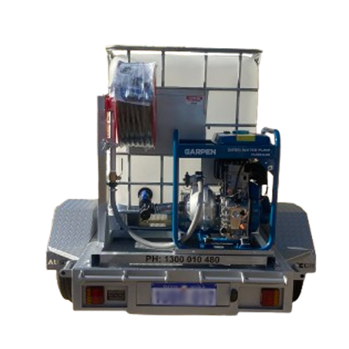 Brand New 7x4 Heavy-Duty Trailer with Removable Diesel Fire Skid – Proudly WA Made!