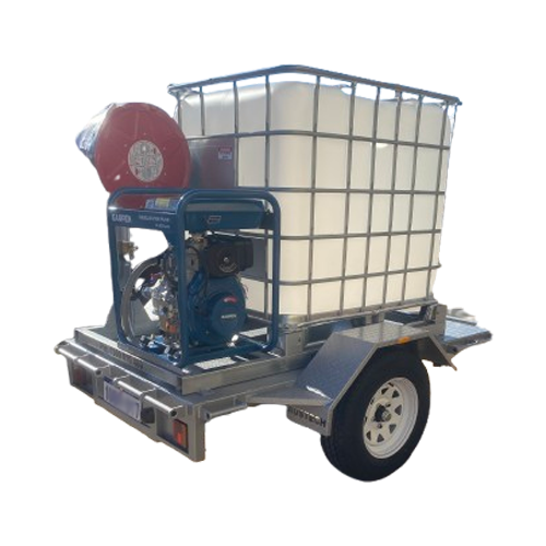 Brand New 7x4 Heavy-Duty Trailer with Removable Diesel Fire Skid – Proudly WA Made!