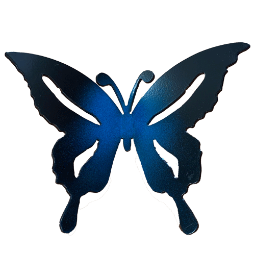 Butterfly on Stick - Blue Blaze