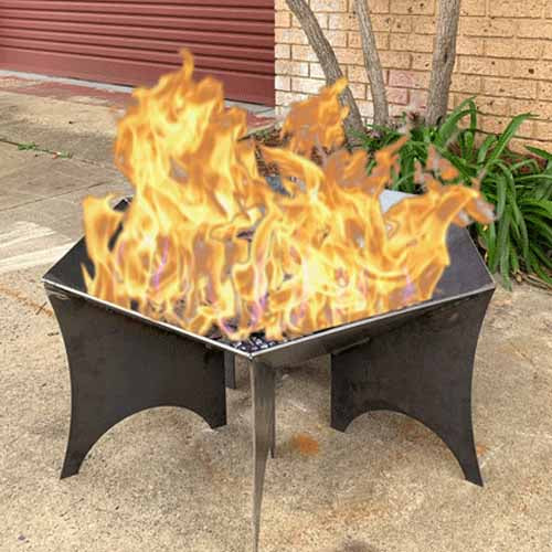 Fire Pit - The Hexagon - Firepit