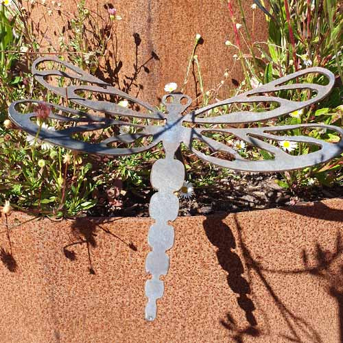 Pot Buddies - Dragonfly on Stick - Raw Finish