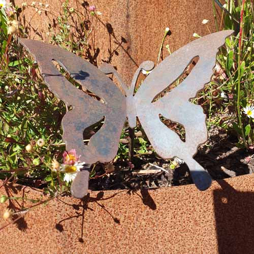 Pot Buddies - Butterfly on Stick - Raw Finish