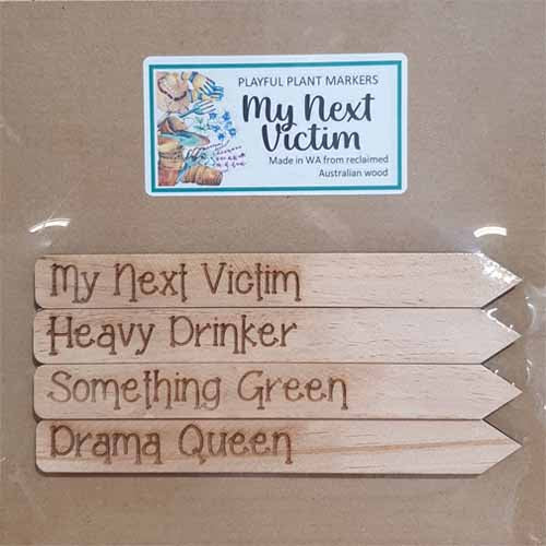 Playful Plant Markers - My Next Victim - Set 4