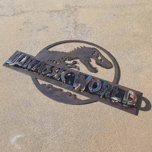 Jurassic World 3D Wall Art - Raw Finish