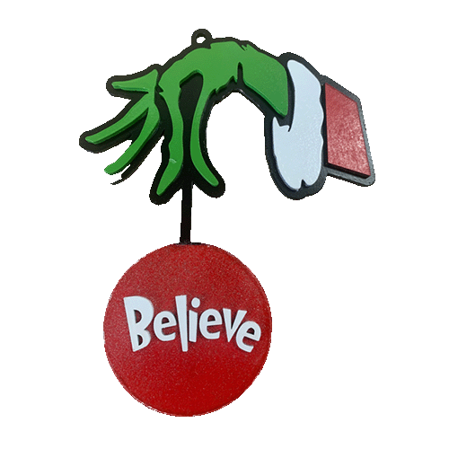 The Grinch Christmas Tree Ornament - Believe