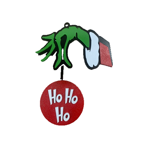 The Grinch Christmas Tree Ornament - Ho Ho Ho