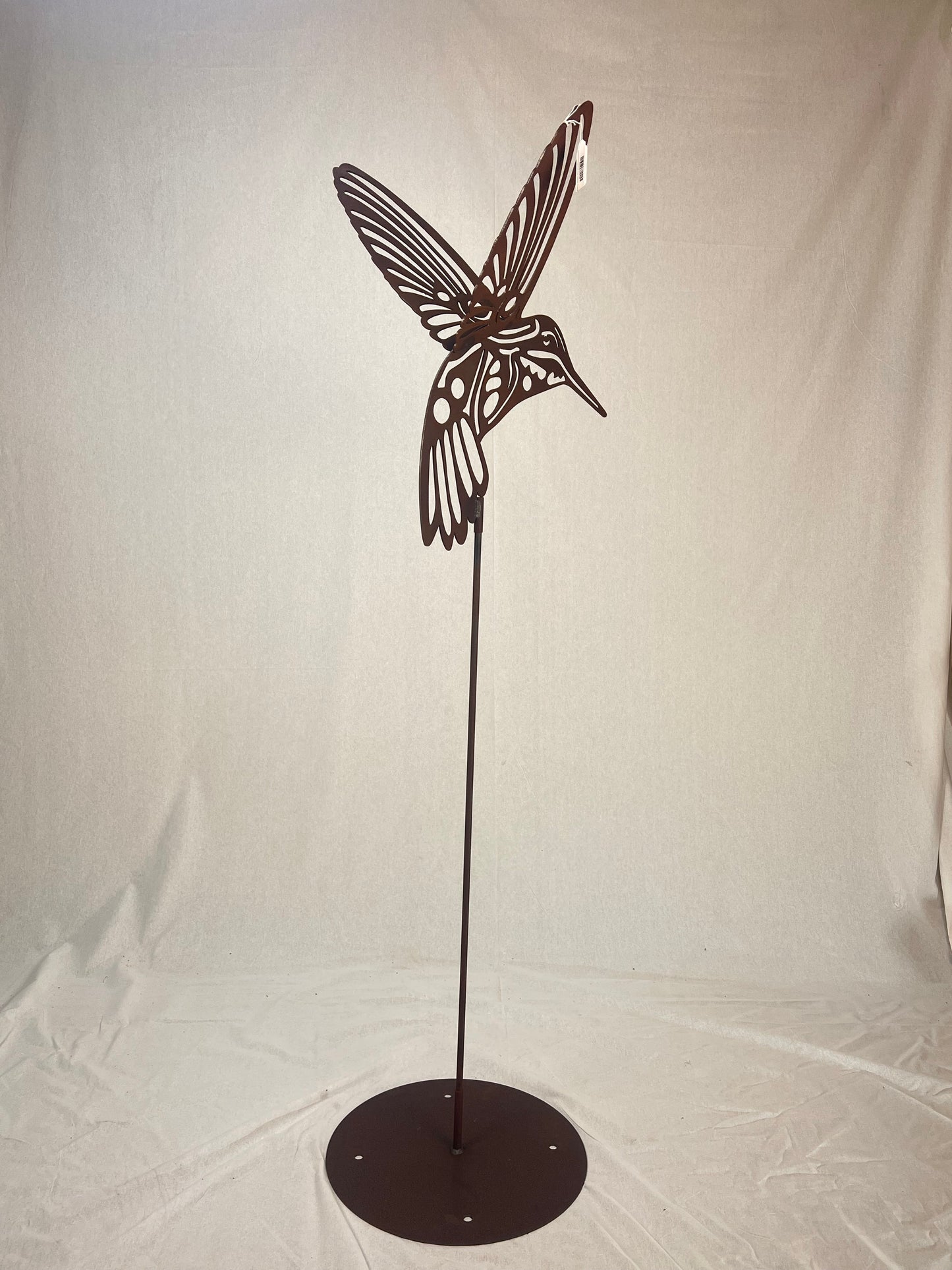 Hummingbird 3D On Stick on Round Base Large