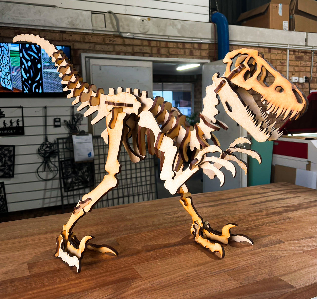 Dinosaur 3D Jigsaw Puzzle Large - Velociraptor