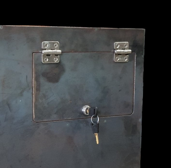 Custom Designed Letter Box - Raw Finish