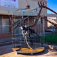 Pterodactyl In A Cage Large Dinosaur Sculpture