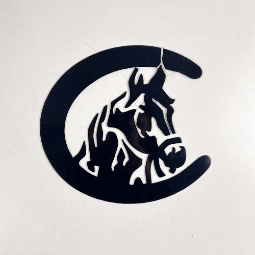 Horseshoe with Horse Wall Art