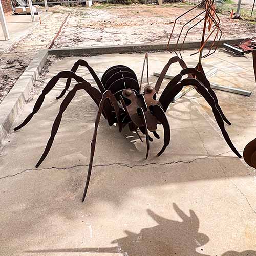 Tarantula 3D Large - Metal Art Raw Finish