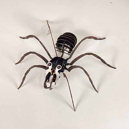 Tarantula 3D Small - Metal Art Spider - Raw Finish