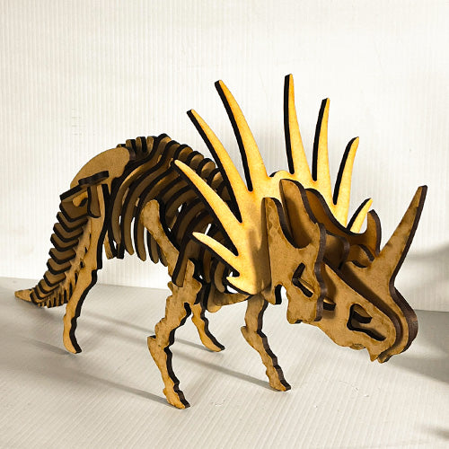 Dinosaur 3D Jigsaw Puzzle Small - Triceratops