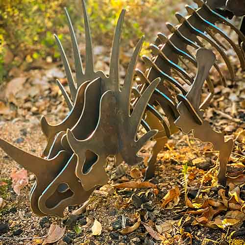 Triceratops Dinosaur Sculpture Small