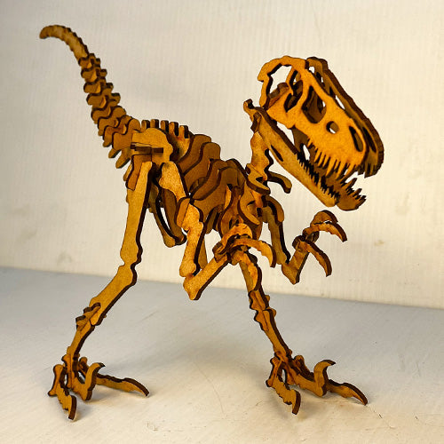 Dinosaur 3D Jigsaw Puzzle Small - Velociraptor