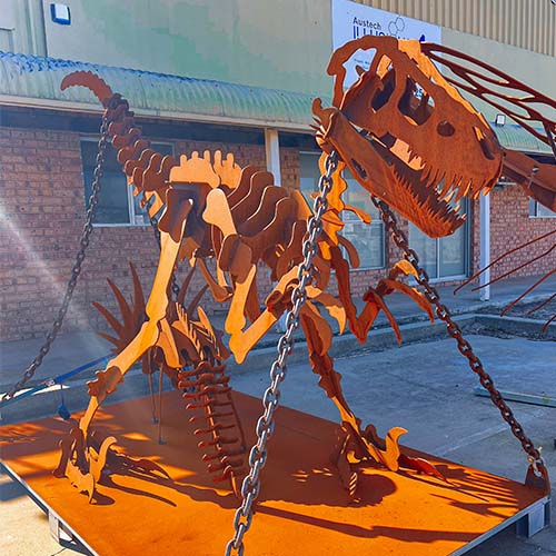 Velociraptor Dinosaur Sculpture Large