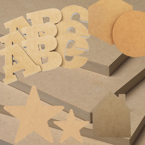MDF Craft Blanks - Sheets, Letters, Shapes and More - Extensive Range ...