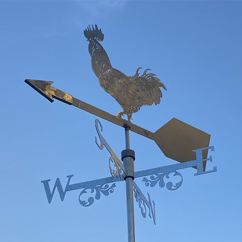 Weather vane - Rooster - Raw Finish