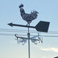 Weather vane - Rooster - Raw Finish Close UP