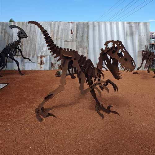 Velociraptor Dinosaur Sculpture Large