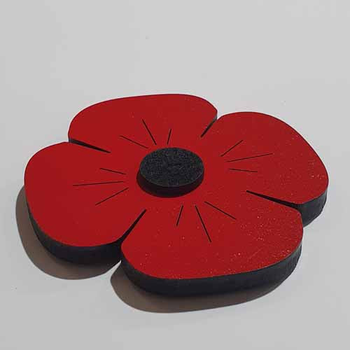 Poppy Magnet - Red