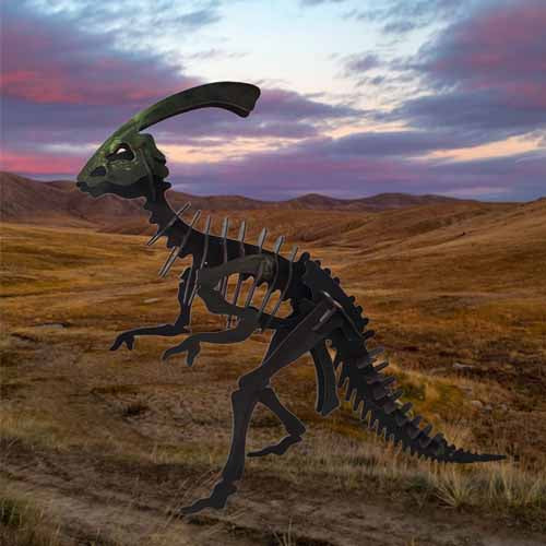 Parasaurolophus Dinosaur Sculpture Medium