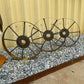 Wagon Wheel - Replica Rusty 350-400mm Diameter Each