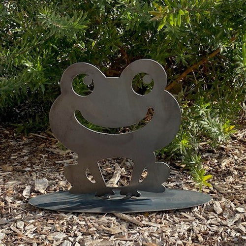 Frog Cartoon Medium on Oval Base
