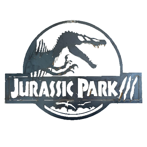 Jurassic Park III Wall Art - Raw Finish