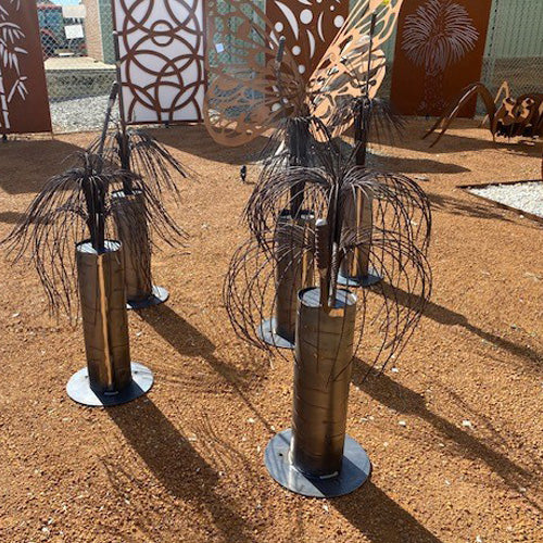 Grass Tree 3D Small - Assorted Designs - Raw Finish