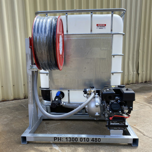 Fire Fighting Unit - Unleaded Pump with Electric Start Front View