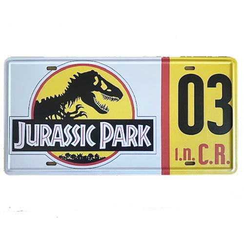 Jurassic Park Licence Plate #03
